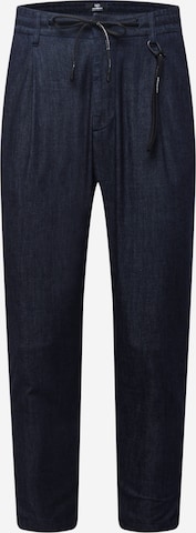 STRELLSON Normální Kalhoty se sklady v pase 'Bashy' – modrá: přední strana