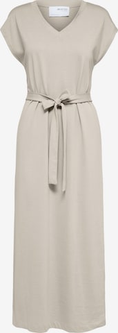 Robe 'ESSENTIAL' SELECTED FEMME en beige : devant