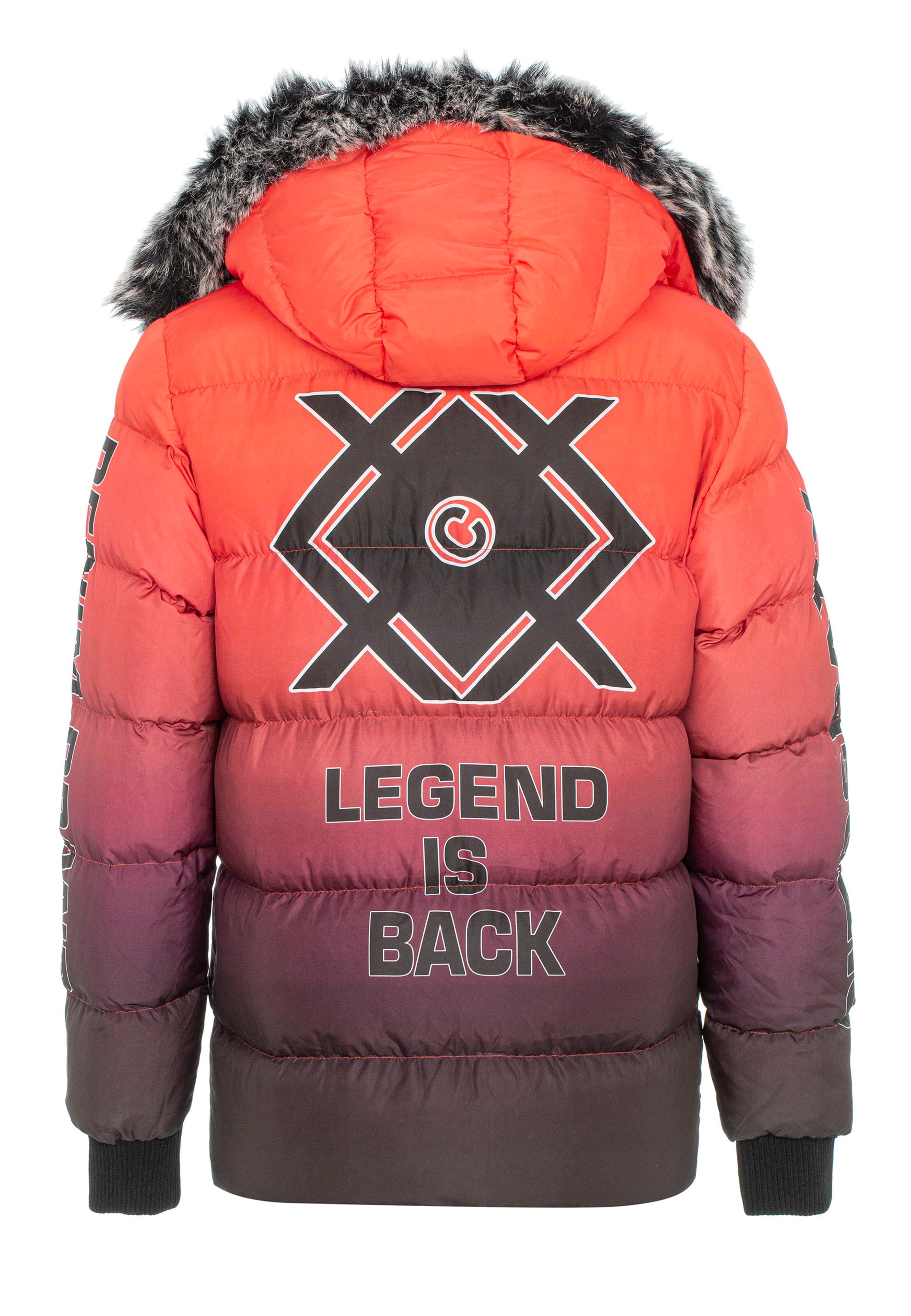 Veste d’hiver CIPO & BAXX en rouge