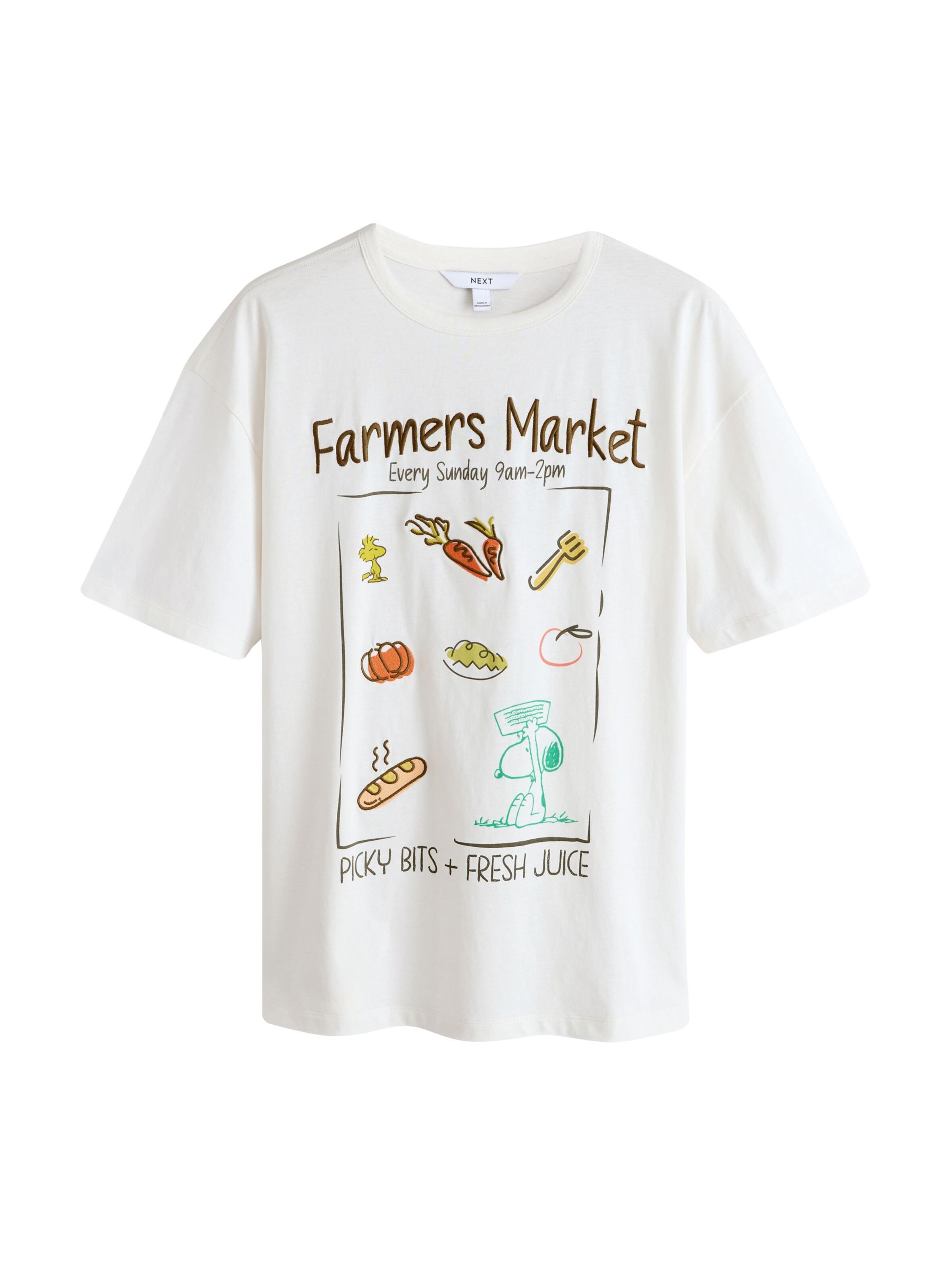 Maglietta Next di colore colori misti / bianco, Visualizzazione prodotti