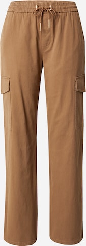 Regular Pantalon cargo 'MAREE' ONLY en marron : devant