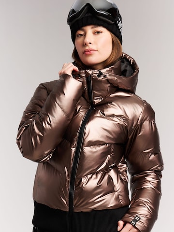 PROTEST Athletic Jacket 'PRTJolan' in Brown