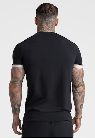 SikSilk Koszulka 'Tech' w kolorze czarny