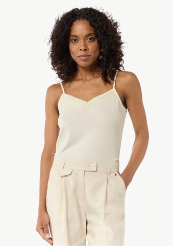 COMMA Topp i beige: framsida
