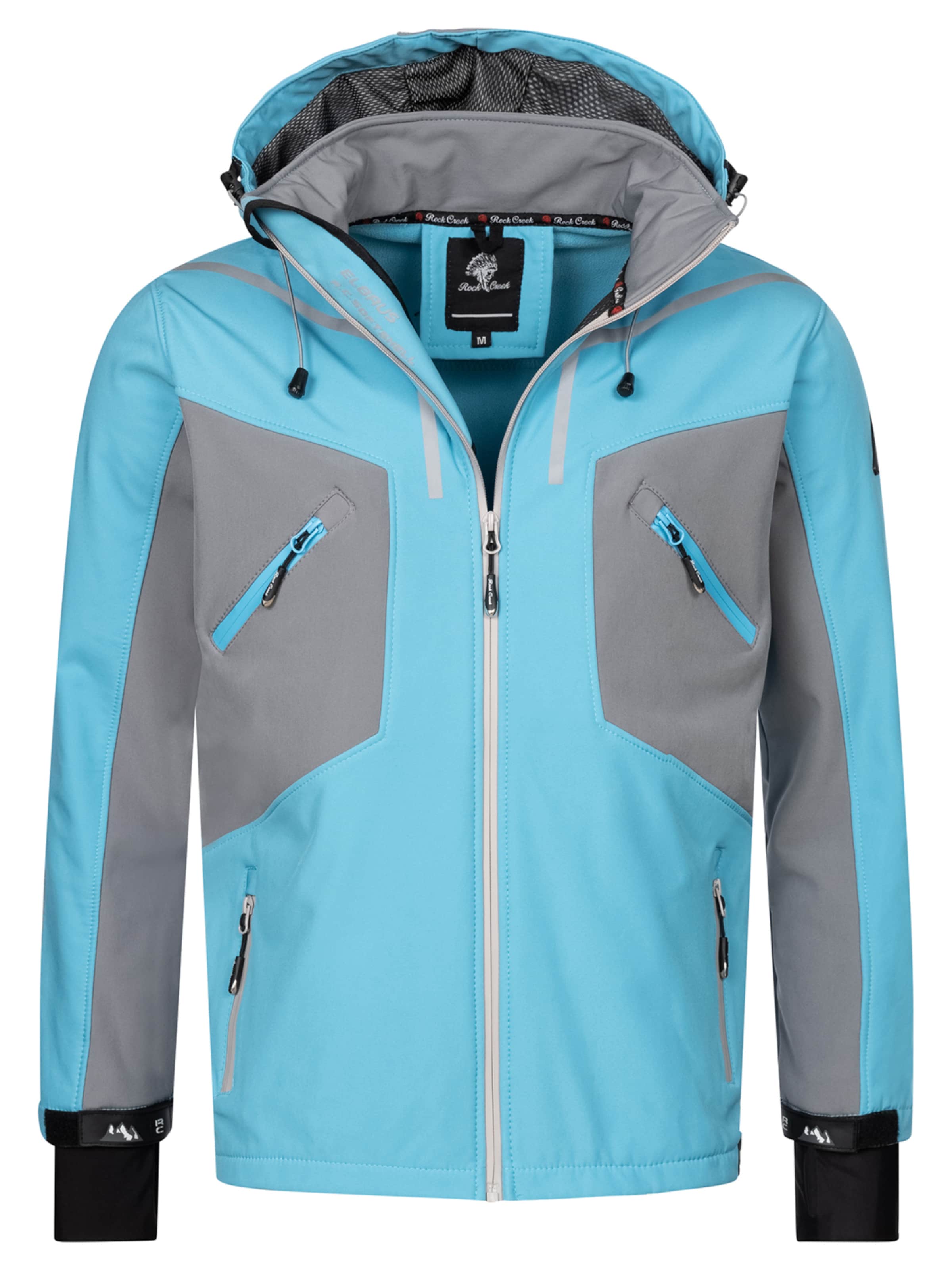 Rock Creek Outdoor jacket in Blue: front