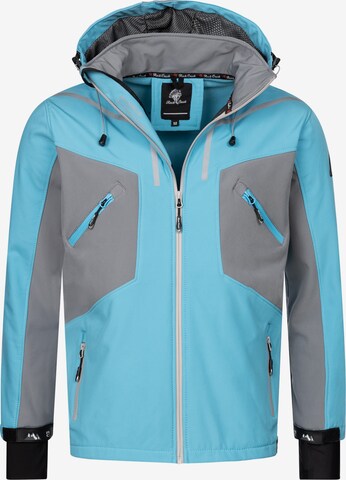 Rock Creek Outdoorjacke in Blau: predná strana