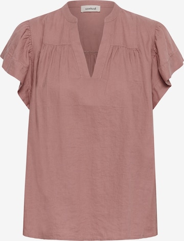 Chemisier 'SLAria' SOAKED IN LUXURY en rose : devant