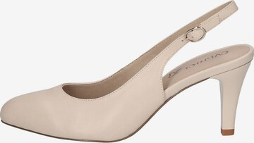 CAPRICE Slingpumps in Wit