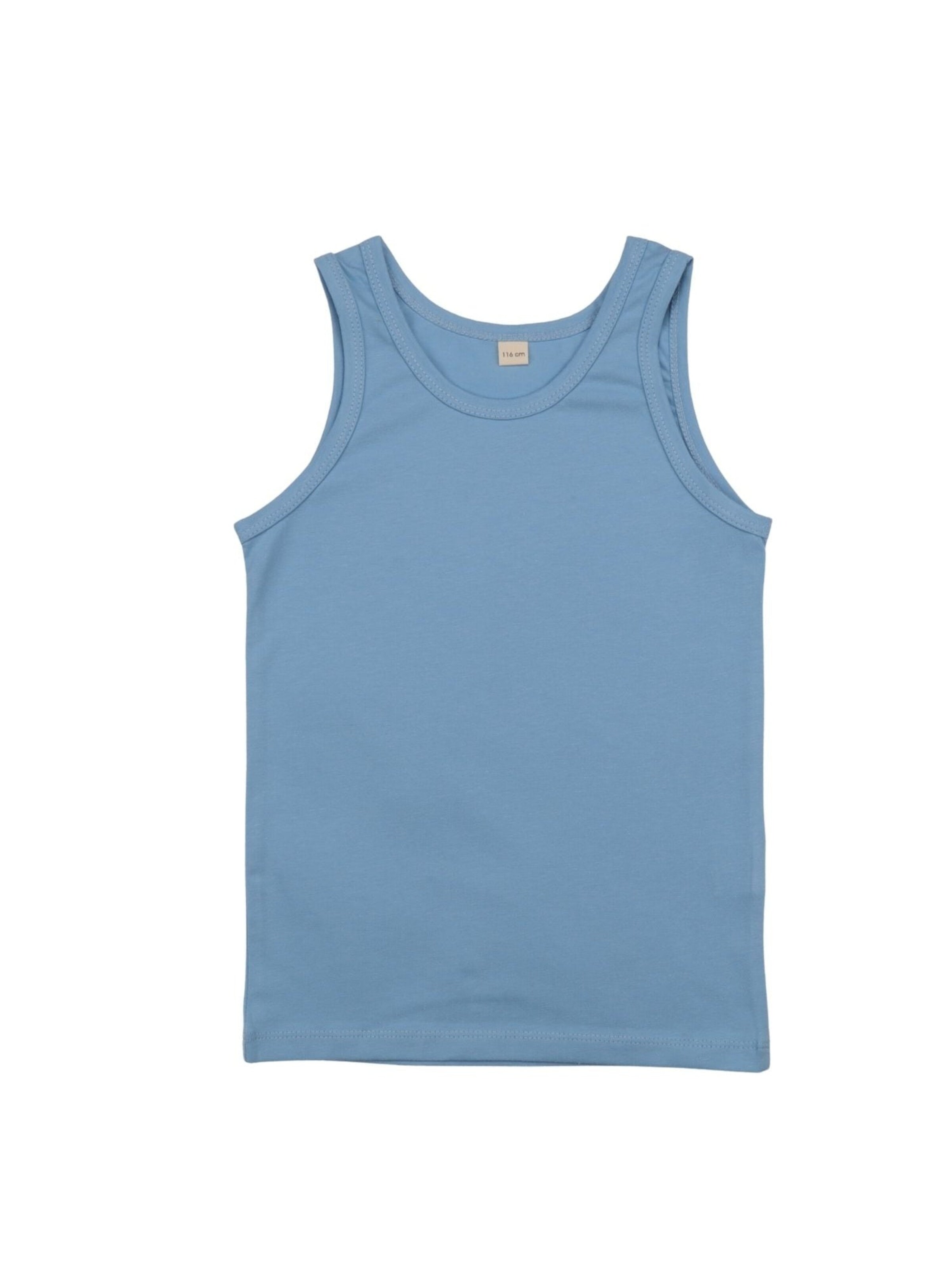 Walkiddy Undershirt 'Colorful Dragon' in Blue