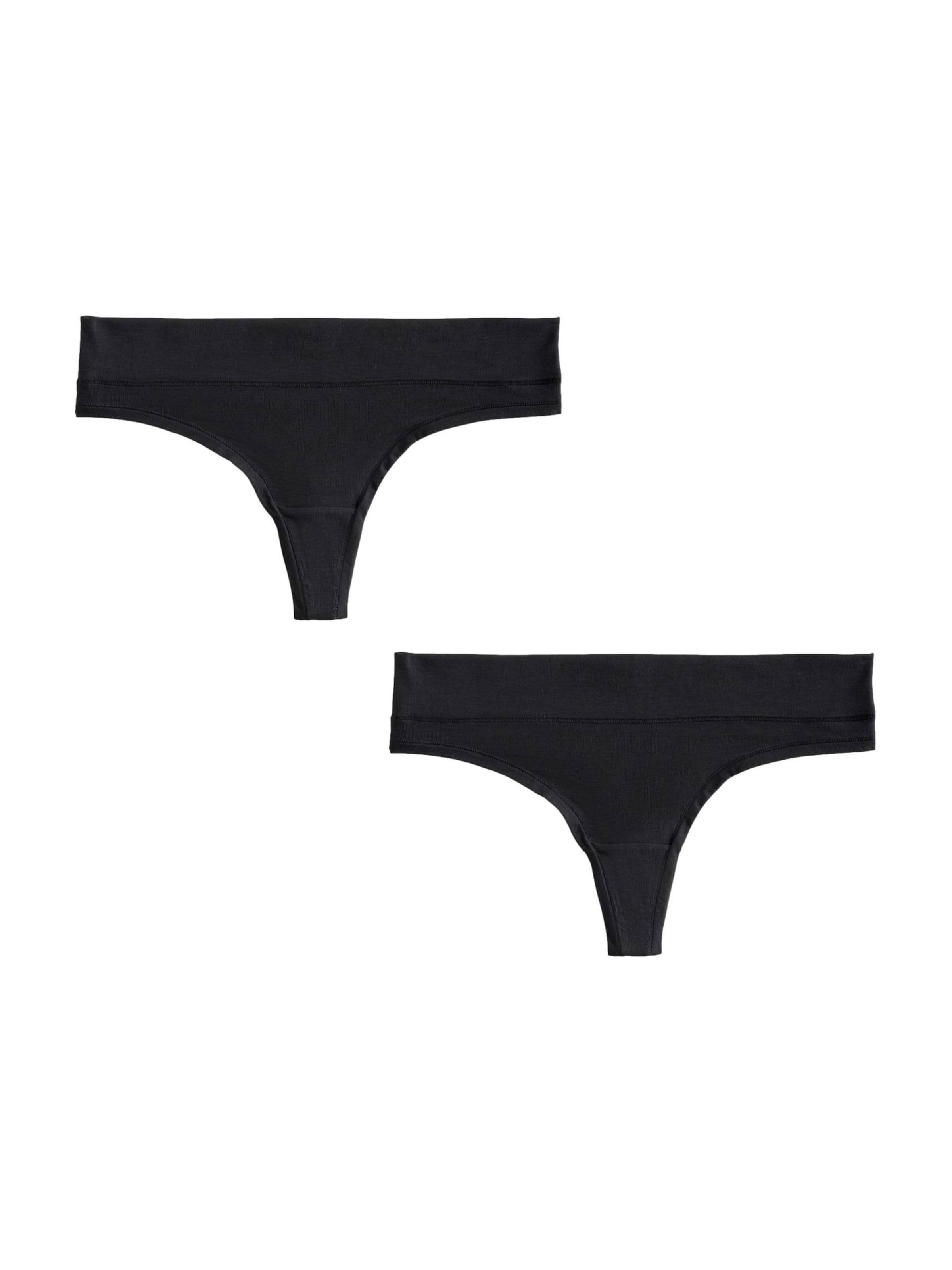 String di Next in nero: frontale