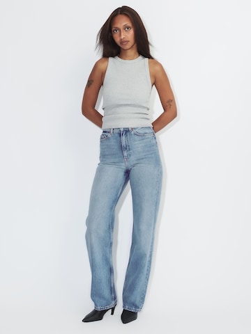 Dr. Denim Regular Jeans 'Echo High Straight' in Blauw