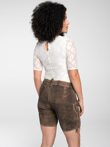 SPIETH & WENSKY Traditional blouse in White