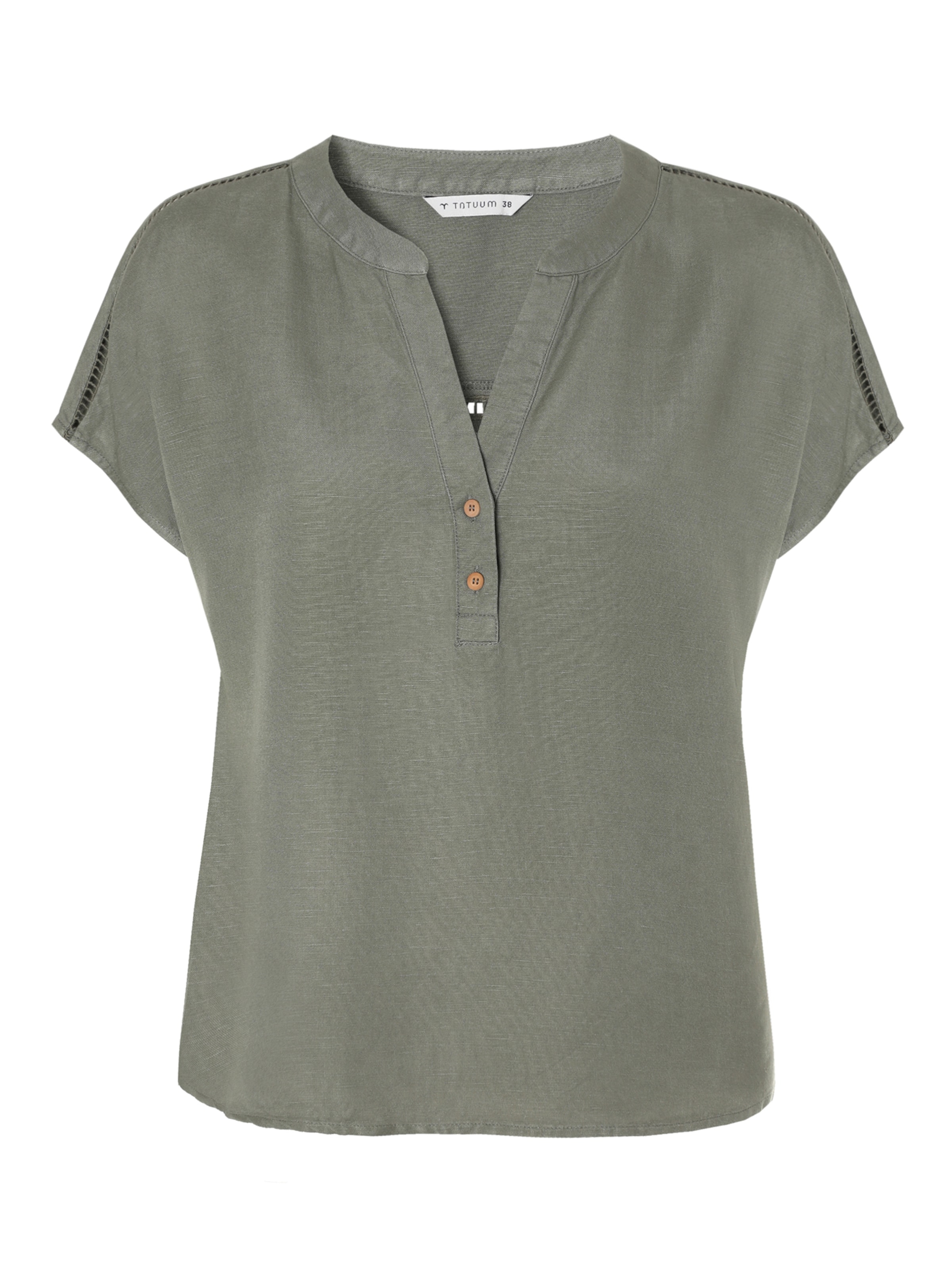 TATUUM Bluse 'Sarakino' in Grün: Vorderseite