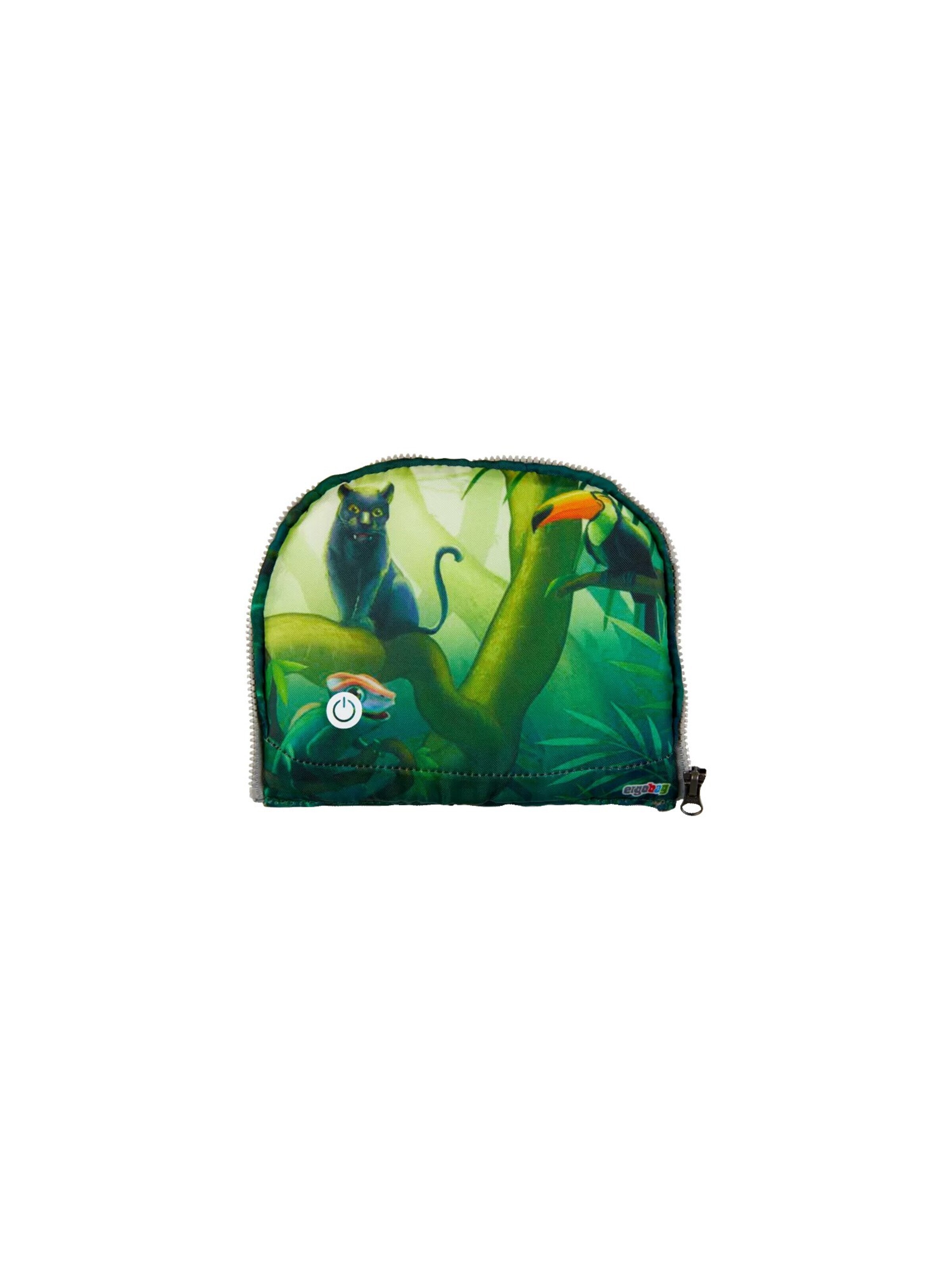 ergobag Tasche 'LED Zippie'‌‌‌‌‌‌‌‌‌ in Grün: Vorderseite