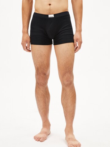 ARMEDANGELS Boxer shorts ' RICAARD RIB ' in Black: front