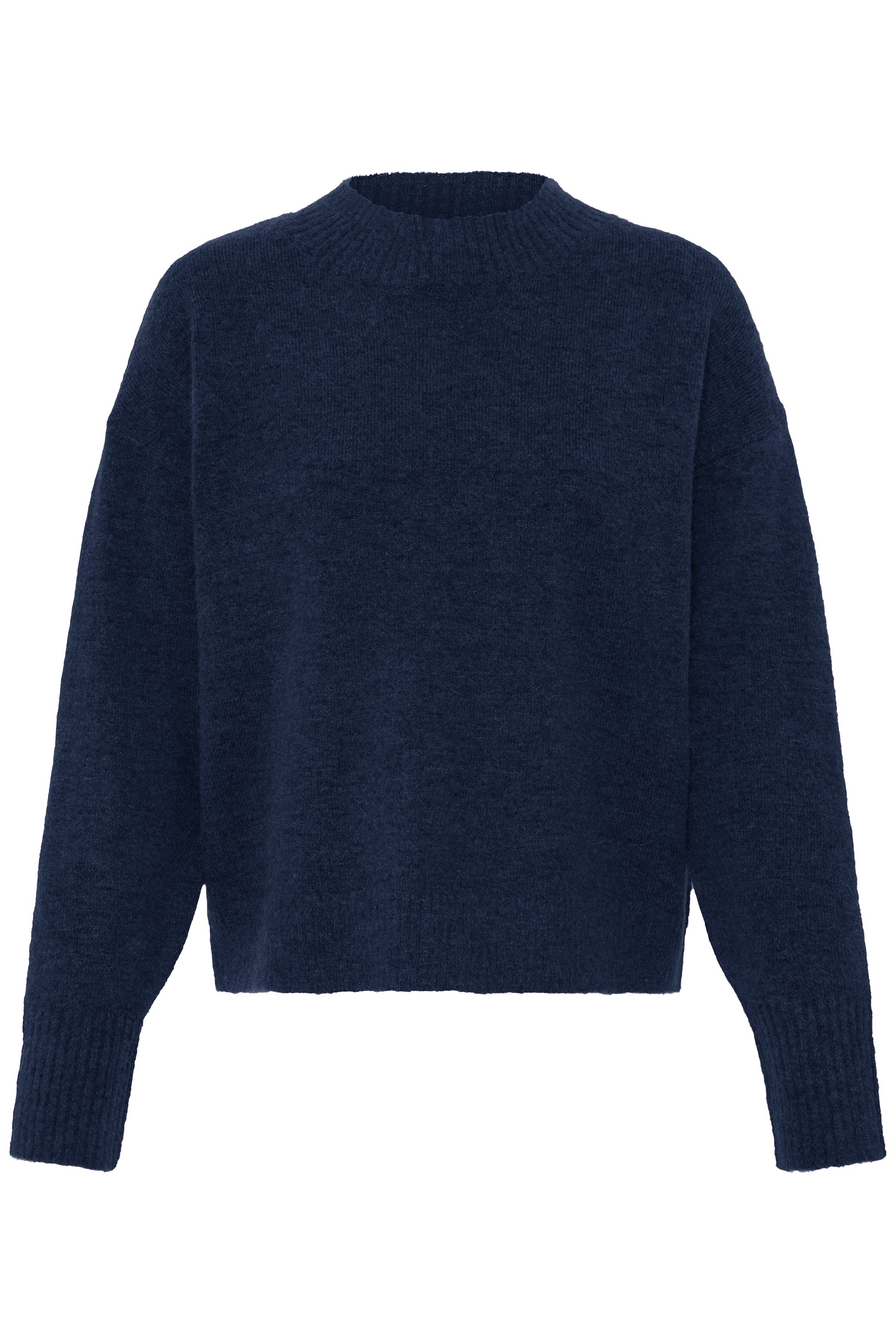 ICHI Pullover 'SAGE LS2 ' in Blau: Vorderseite