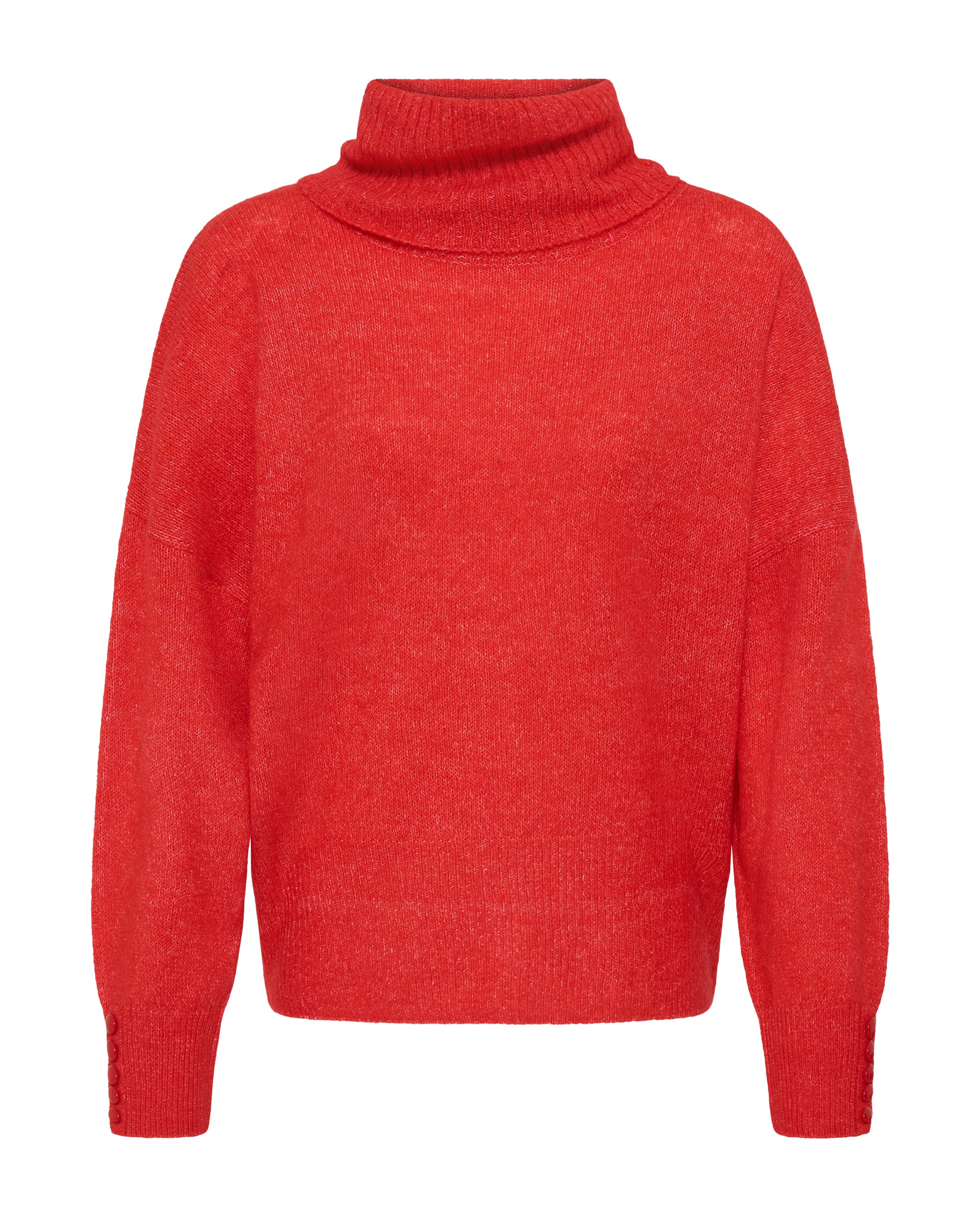 ICHI Sweater ' Kamara ' in Red: front