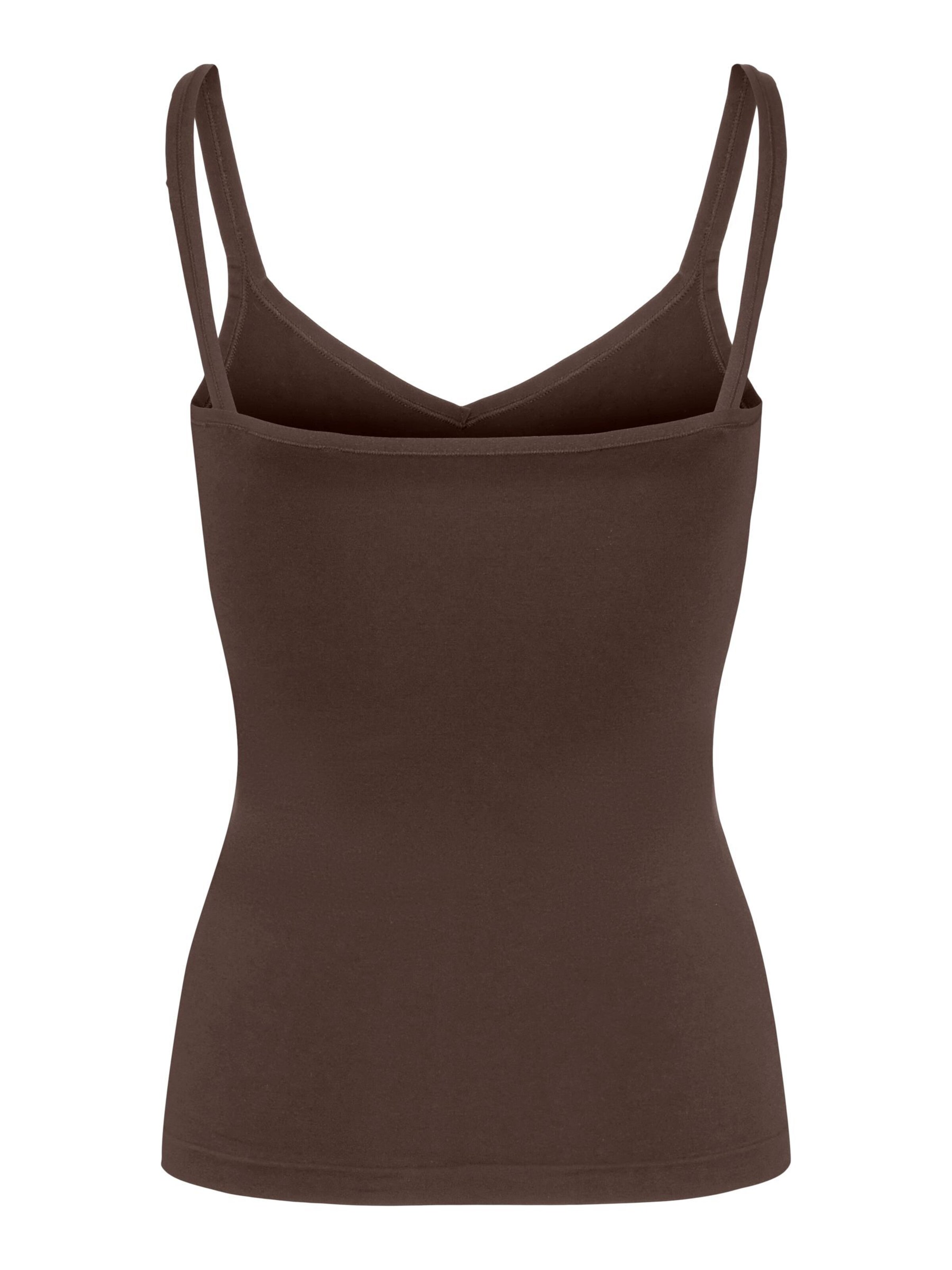 Maillot de corps PIECES en marron