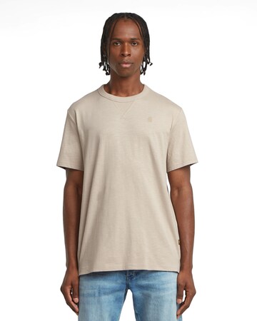 G-STAR Shirt in Beige: voorkant