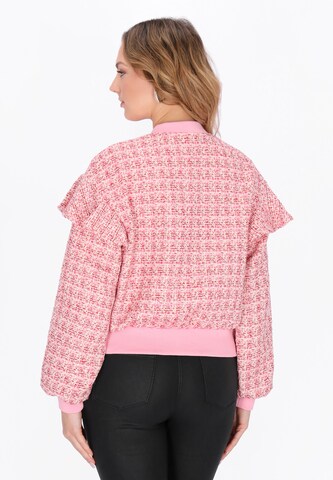 faina Between-season jacket 'Festive' in Pink