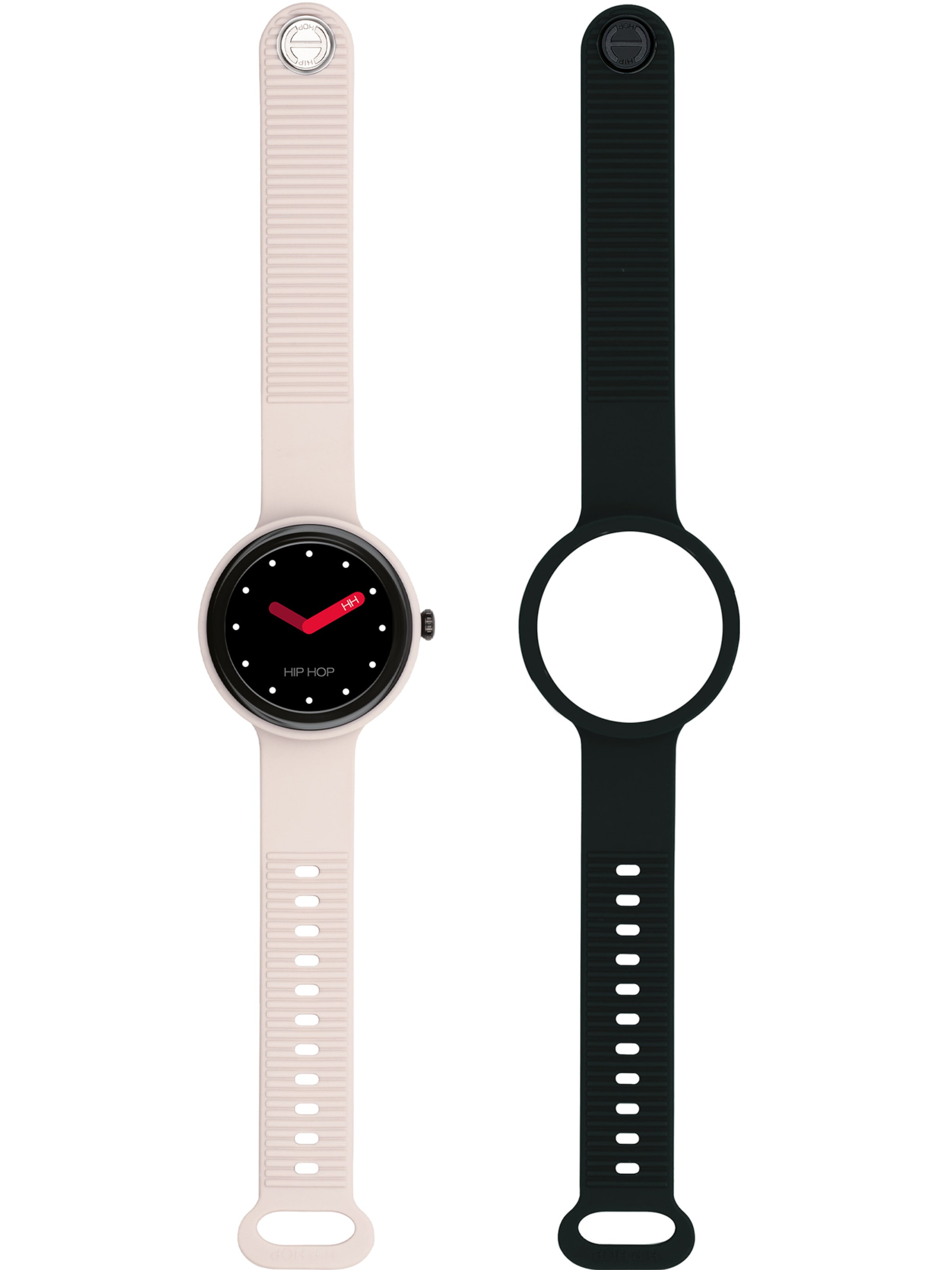Montre digitale Hip Hop en beige