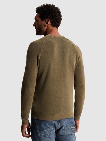 Pullover 'Pullover with two-tone rib texture and raglan sleeves' di CAST IRON in marrone