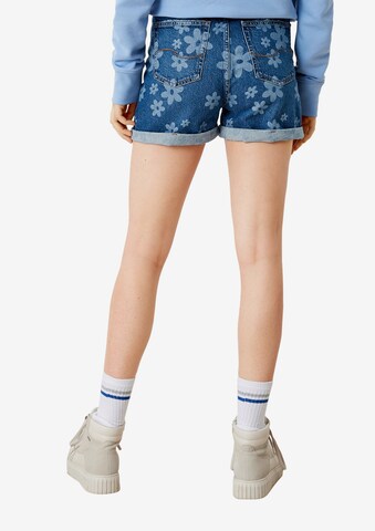 QS Regular Shorts in Blau