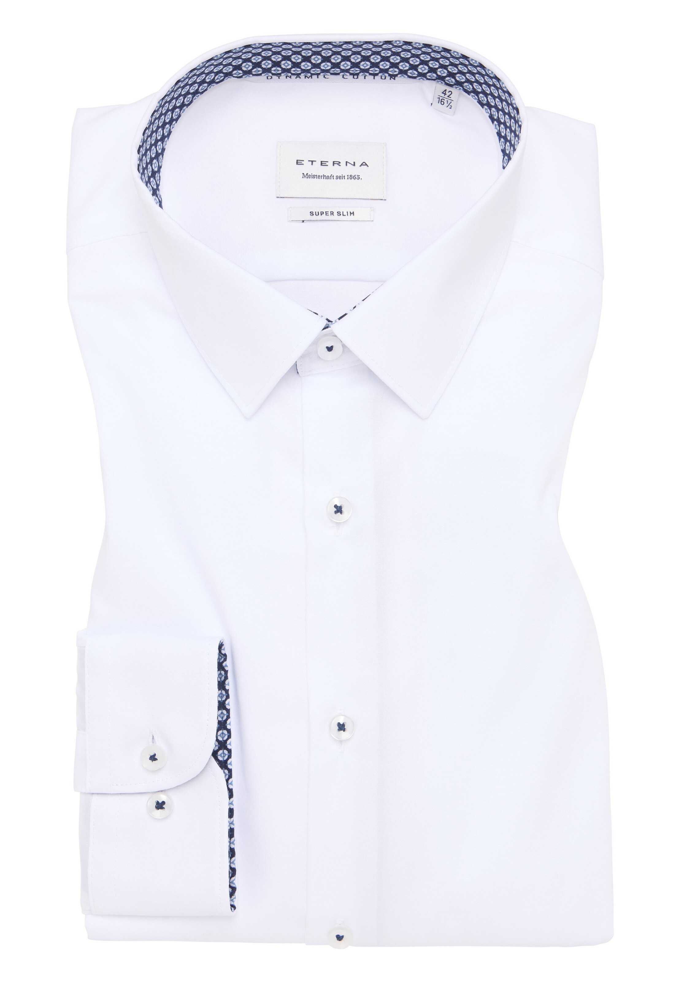 ETERNA Slim fit Business Shirt in White