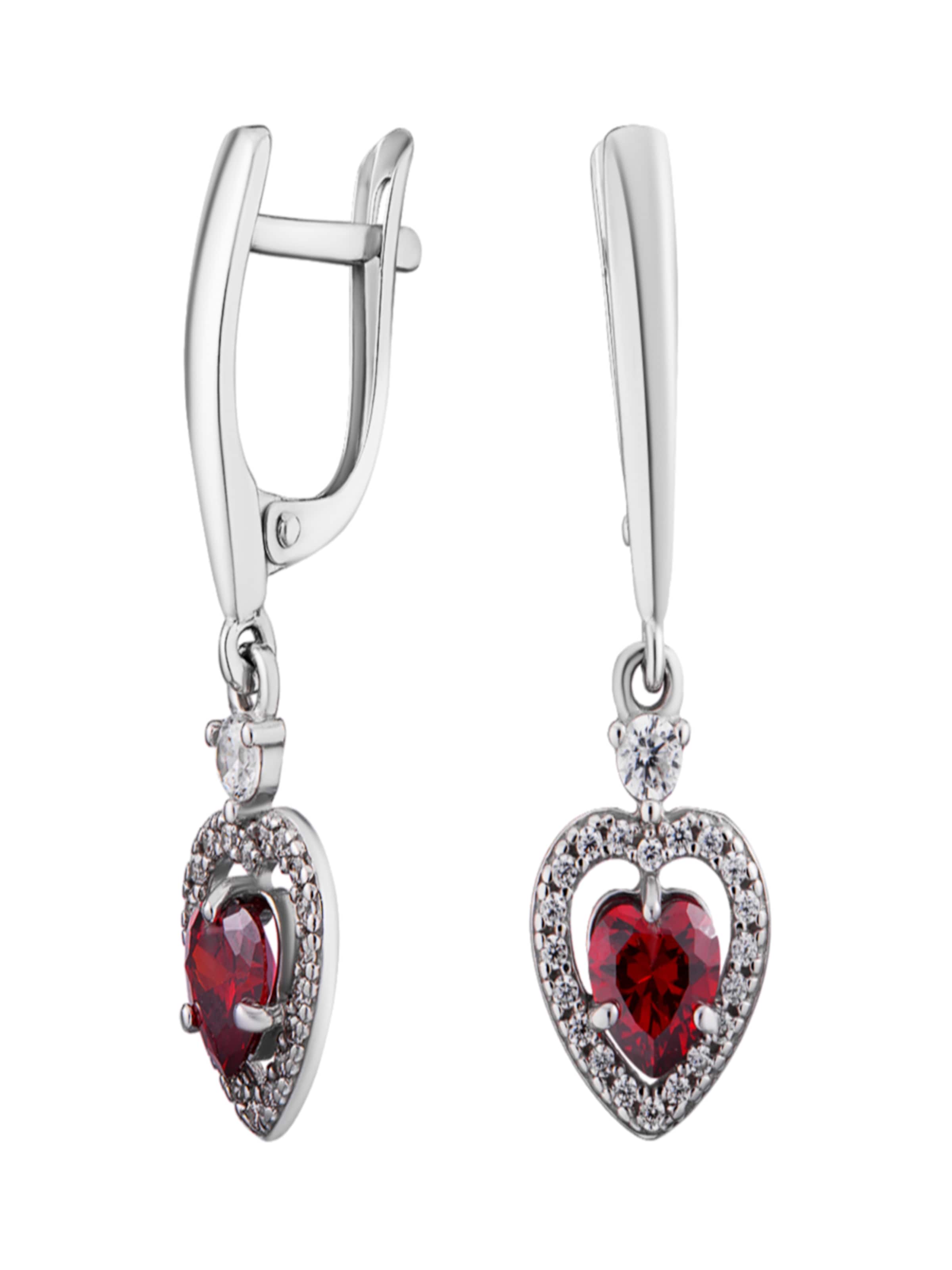 Secret for You Earrings 'Ohrringe Hänger' in Red: front