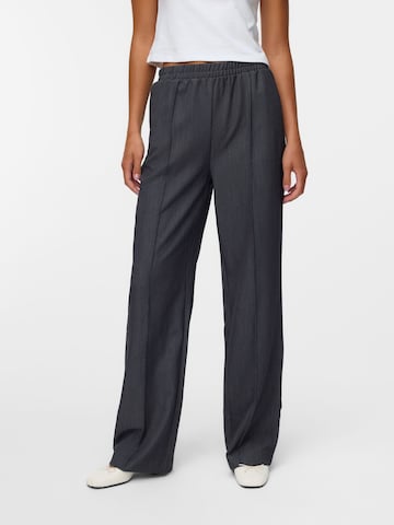 Wide Leg Pantalon 'VMCleo' VERO MODA en gris : devant