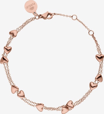 PURELEI Armband 'Alohi Heart' in Gold: Vorderseite