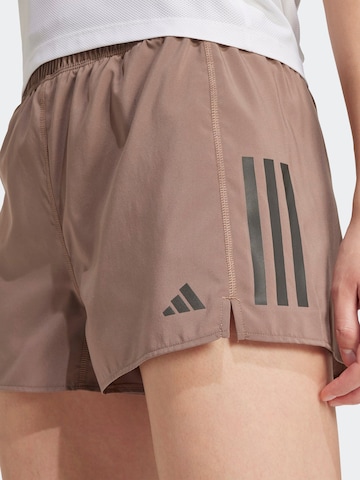 ADIDAS PERFORMANCE Normální Sportovní kalhoty 'Own The Run' – hnědá