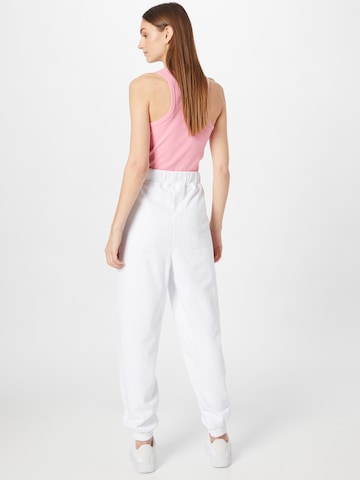 Tommy Jeans Zwężany krój Spodnie w kolorze biały