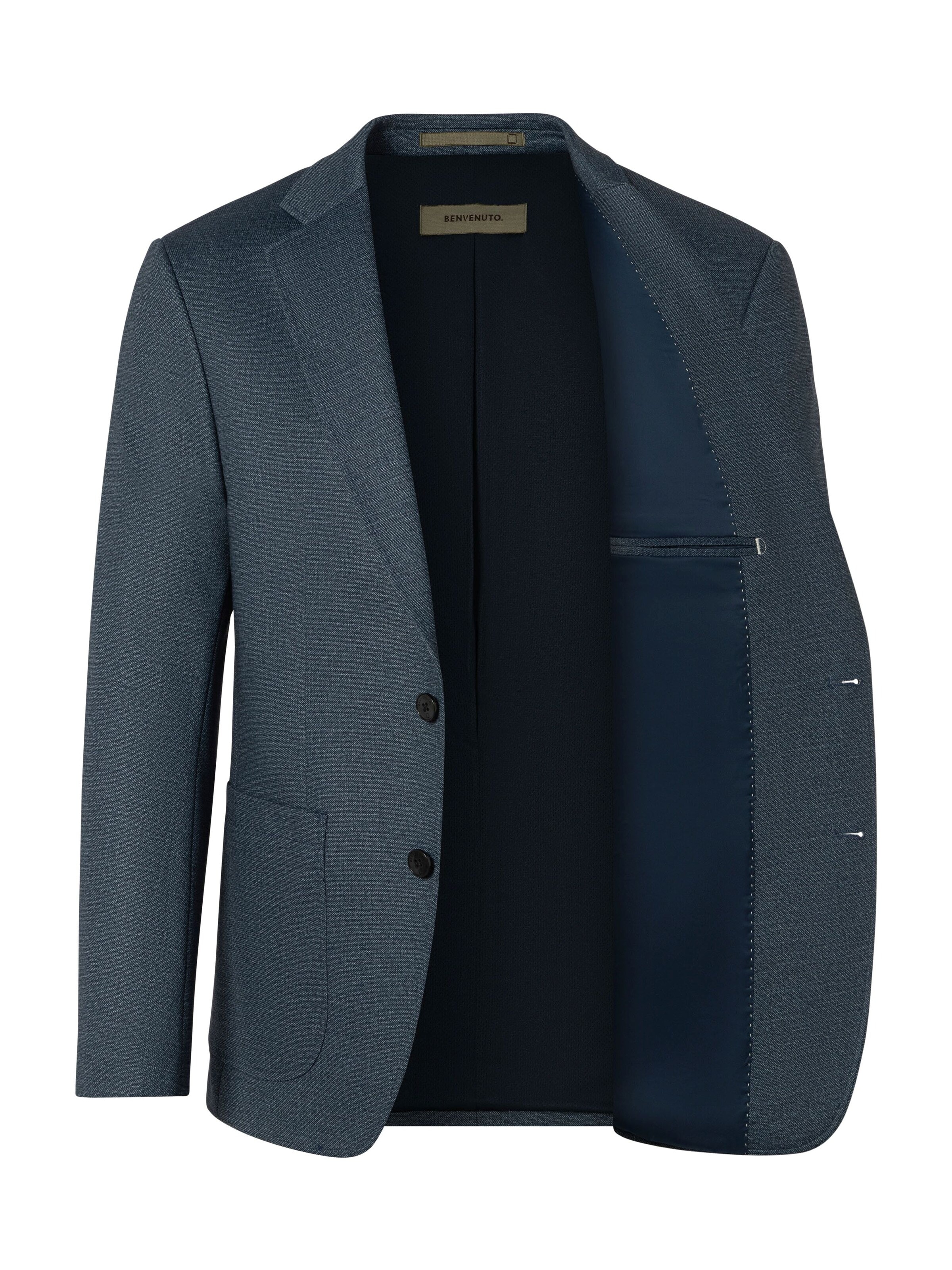 BENVENUTO Regular fit Business-colbert 'Matteo' in Blauw: voorkant