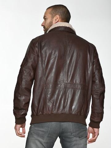 TOP GUN Between-Season Jacket in Brown