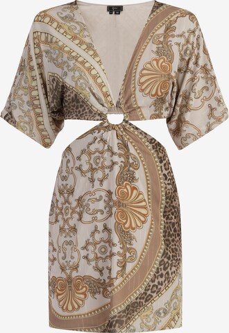 Robe faina en marron : devant