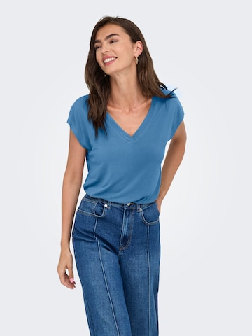 ONLY T-Shirt in Blau: Vorderseite