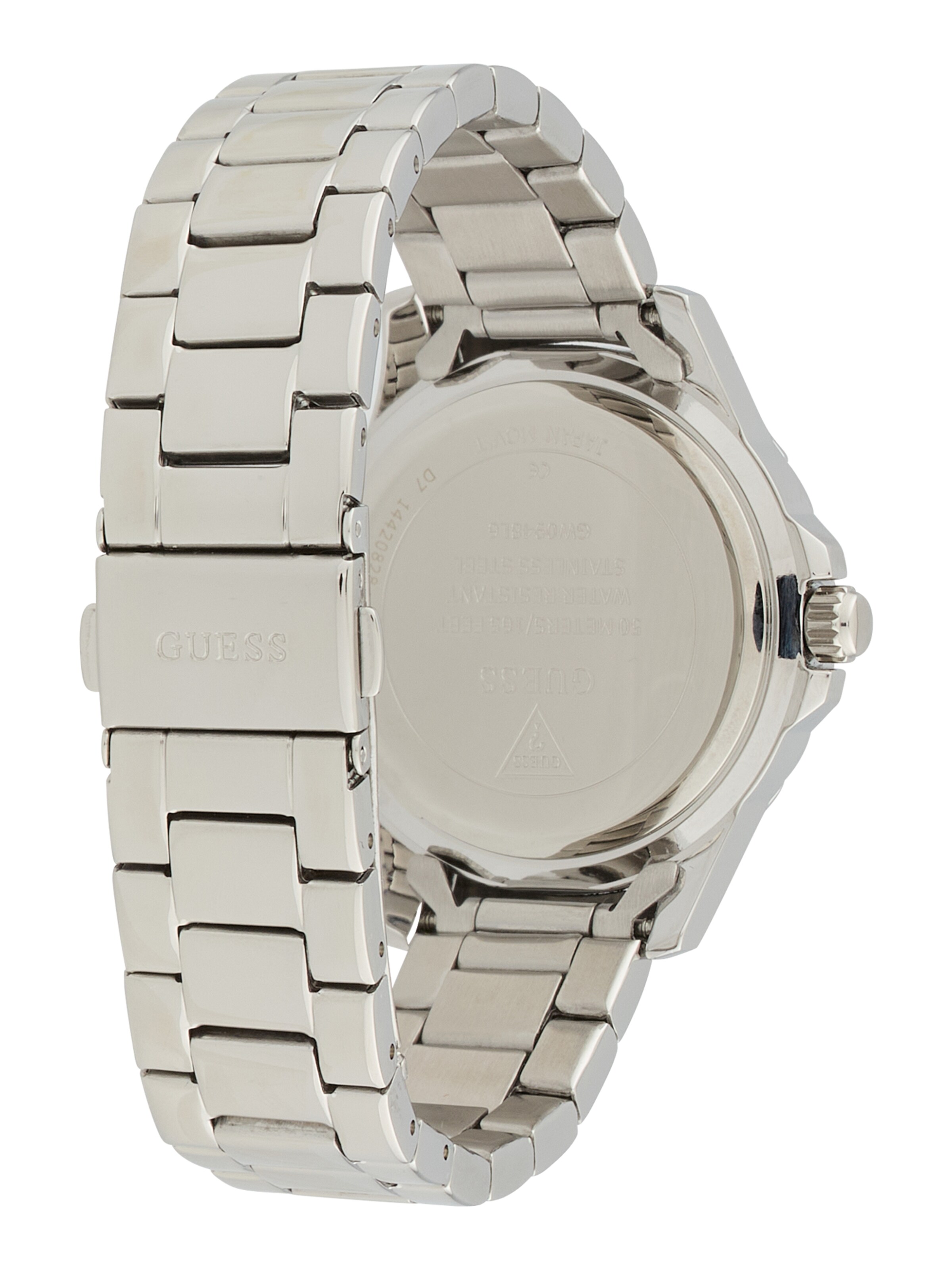 Ceas analogic 'Mist' de la GUESS pe argintiu