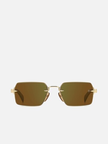 David Beckham Sonnenbrille‌‌ in Gold: Vorderseite
