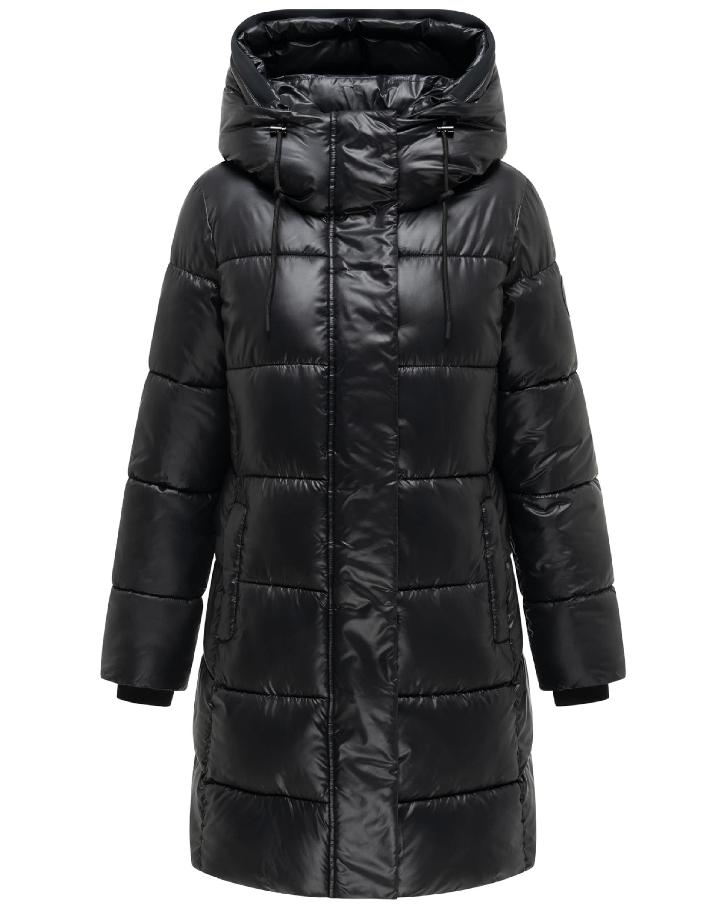 Manteau d’hiver 'Yumee XVI' MARIKOO en noir : devant