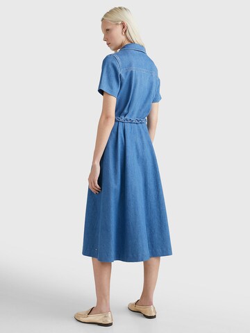 TOMMY HILFIGER Blusenkleid in Blau