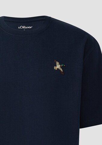 T-Shirt s.Oliver en bleu