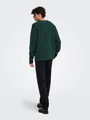 Only & Sons Sveter 'ONSHale' - Zelená