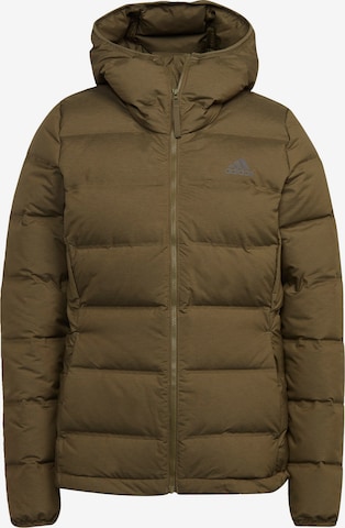 ADIDAS SPORTSWEAR Jacke 'Helionic' in Grün