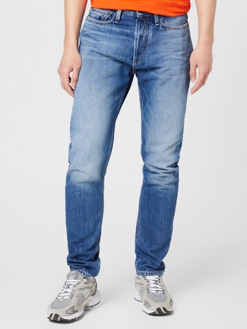 Tapered Jeans de la DENHAM pe albastru: față