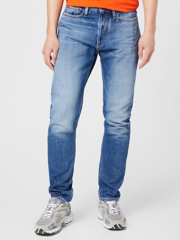 DENHAM Tapered Jeans in Blue: front