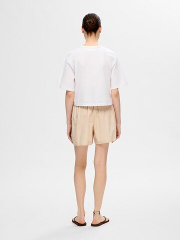 SELECTED FEMME - regular Pantalón 'Melli' en beige