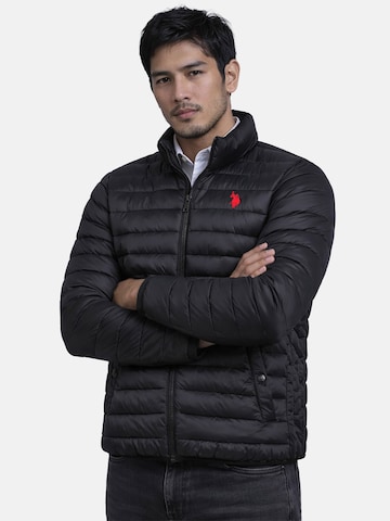 U.S. POLO ASSN. Tussenjas in Zwart