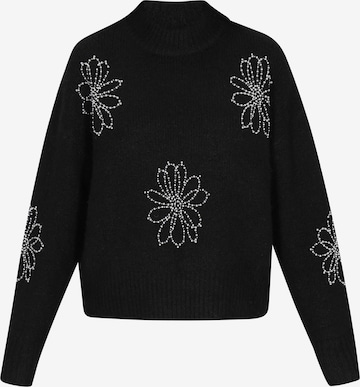 juoda faina Megztinis: priekis