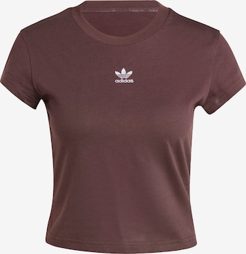 Maglietta 'Essentials' di ADIDAS ORIGINALS in marrone: frontale